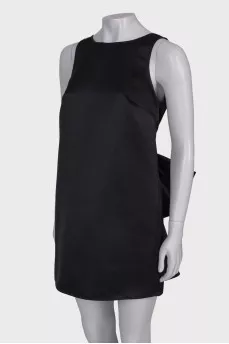 Black dress with a massive bow