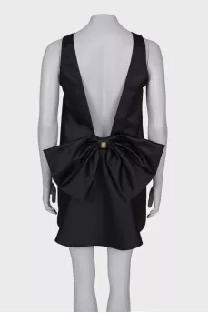 Black dress with a massive bow