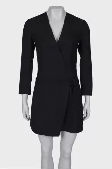 Black shift dress