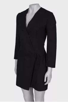 Black shift dress
