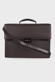 Men's leather briefcase