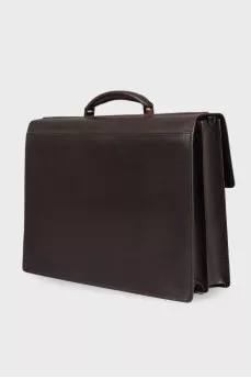 Men's leather briefcase