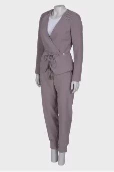 Graphite coloured suit