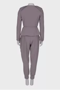 Graphite coloured suit