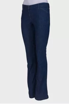 Navy blue flare jeans