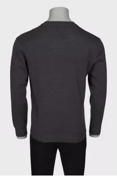 Gray men's jumper