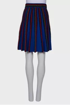 Patterned A-line skirt