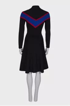 Collar fitted dress