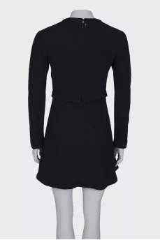 Black wrap dress