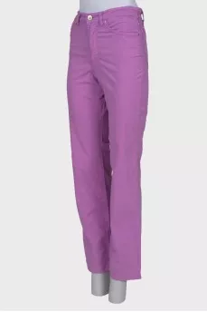 Pink jeans loose fit