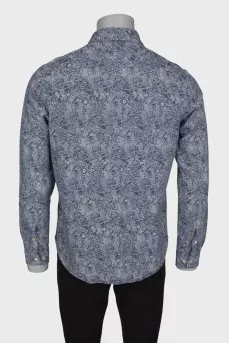 Men's shirt in print