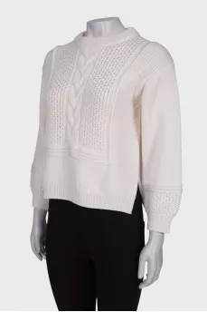 Knitted wool sweater