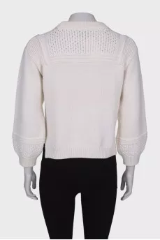 Knitted wool sweater
