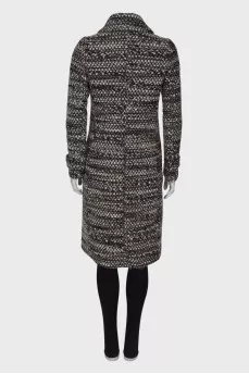 Wool tweed coat