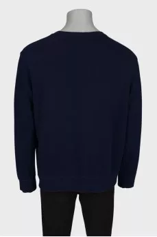 Men's dark blue jumper