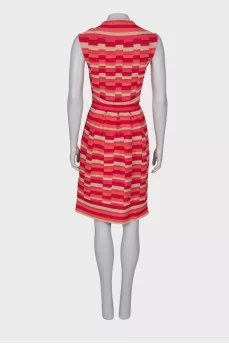 Striped midi dress