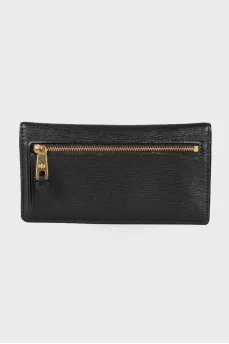 Black leather wallet