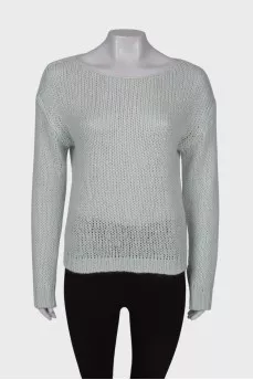 Mint knitted sweater