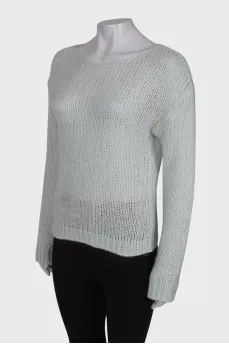 Mint knitted sweater