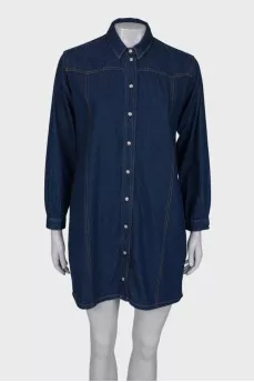 Denim shirt dress