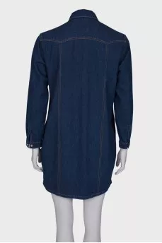 Denim shirt dress