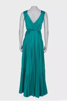 Pleated maxi dress