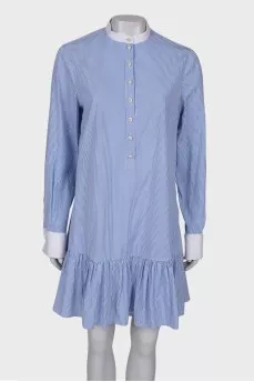 Striped shirt dress
