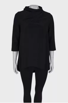 Long draped blouse