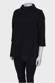 Long draped blouse