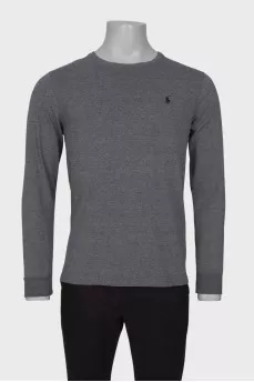 Men's plain gray jumper