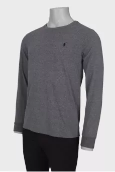 Men's plain gray jumper