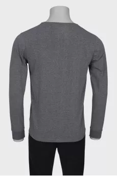 Men's plain gray jumper