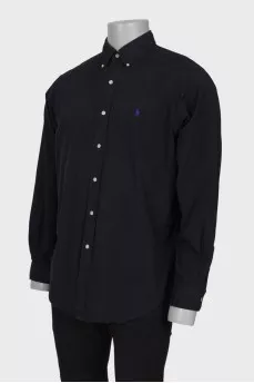 Men's classic black shirt