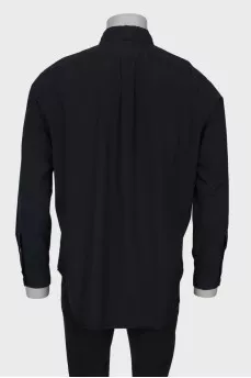 Men's classic black shirt