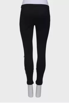 Embroidered sports trousers