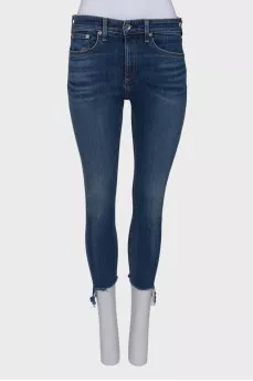 Blue skinny jeans