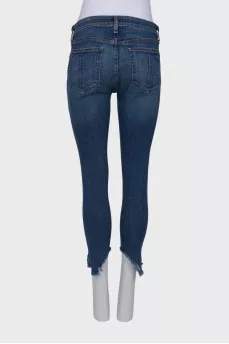 Blue skinny jeans