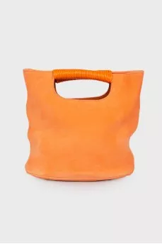 Кожаная мини сумка