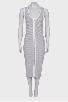 Striped maxi dress
