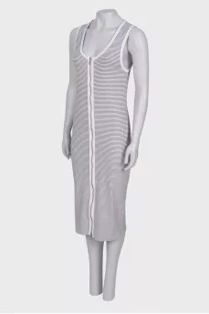 Striped maxi dress