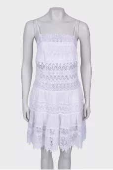 White lace dress