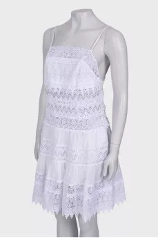 White lace dress