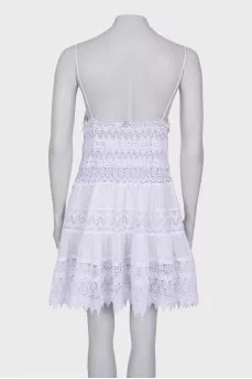 White lace dress