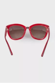 Red studded sunglasses