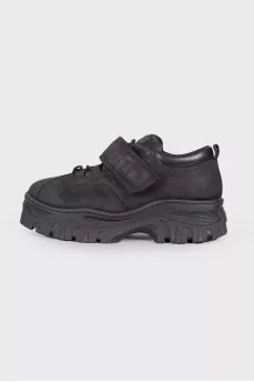 Men's black chunky sneakers