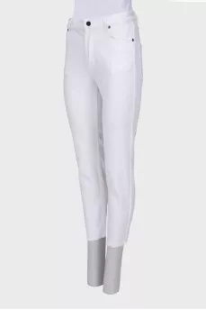 White banana jeans