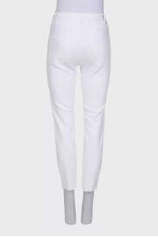 White banana jeans