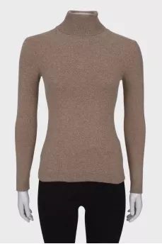 Wool light brown golf