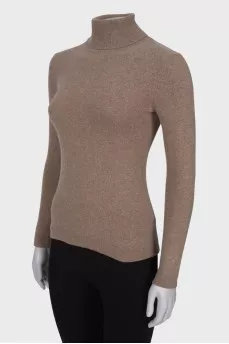 Wool light brown golf