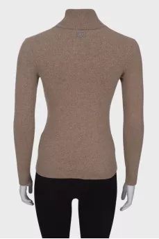 Wool light brown golf